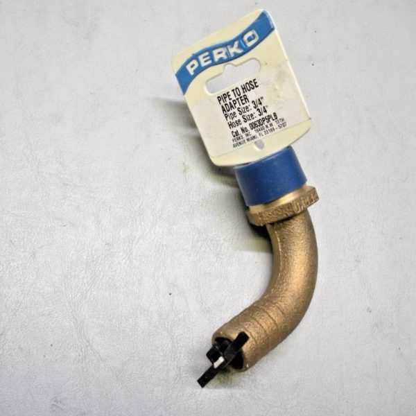 Perko Bronze 90 Degree Pipe to Hose Adapter 0063DP5PLB