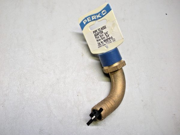 Perko Bronze 90 Degree Pipe to Hose Adapter 0063DP5PLB