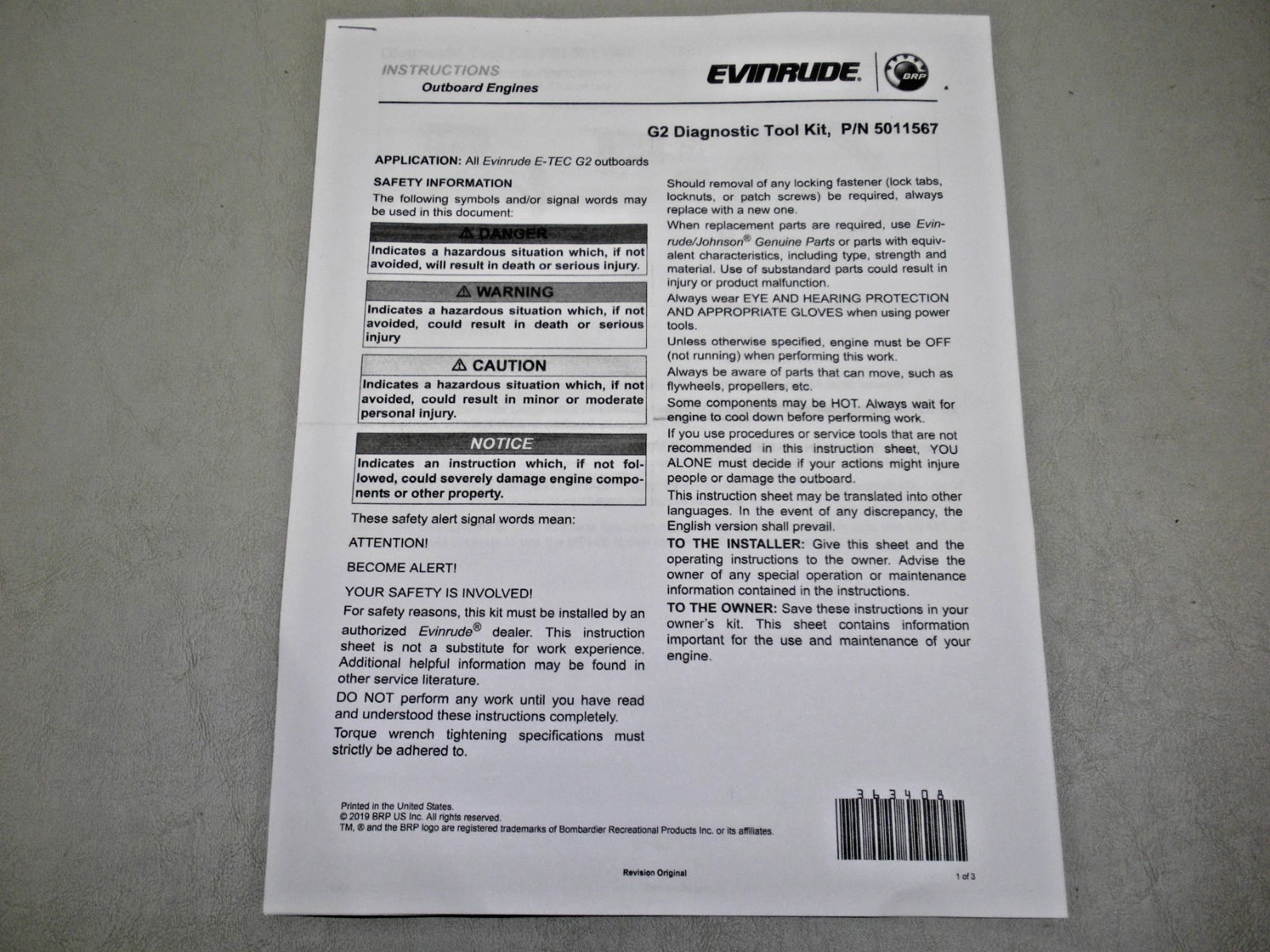 BRP TL OEM Diagnostic Tool Kit 5011567 - Image 3