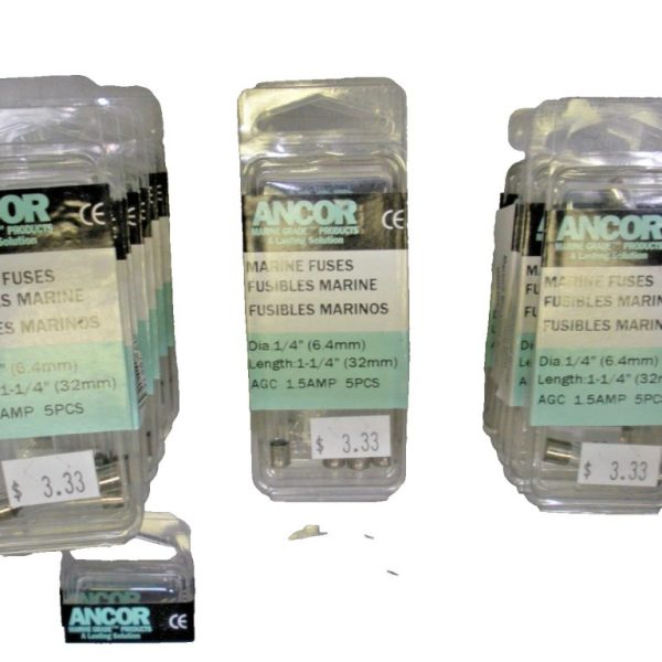 Ancor Marine Grade Glass Fuse Lot. Over 300 Fuses AGC, MDL
