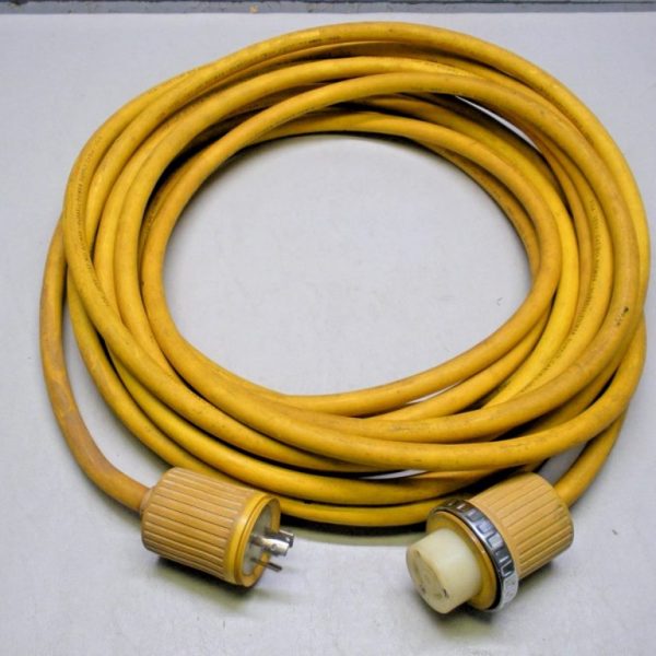 Genuine Hubbell 30 amp 125 volt 50' Power Cord