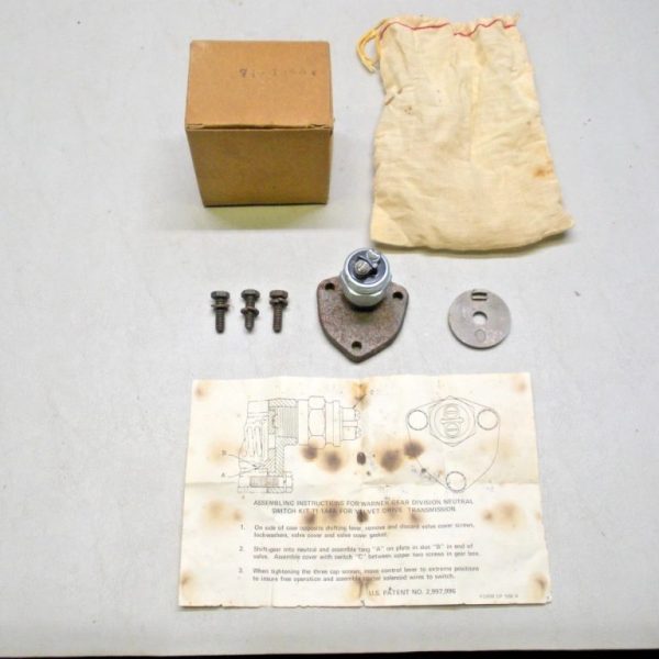 Velvet Drive Neutral Safety Switch Kit 71-1A4A. Replaced by 1004420052, R153002