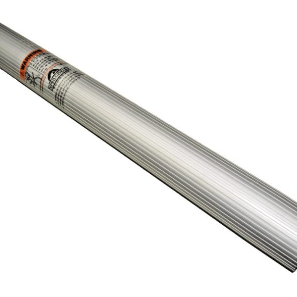 Springfield 2 7/8" Fluted Aluminum Thru-Deck Table Leg. Similar to 3660127-CAL