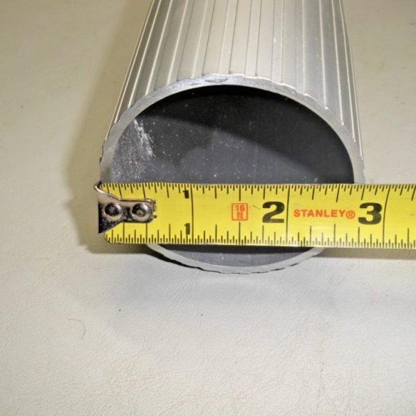 Springfield 2 7/8" Fluted Aluminum Thru-Deck Table Leg. Similar to 3660127-CAL