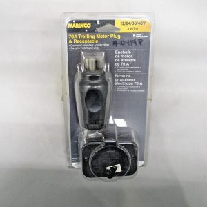 Marinco 70A Trolling Motor Plug and Receptacle. 12/24/36/48 Volt 3 Wire