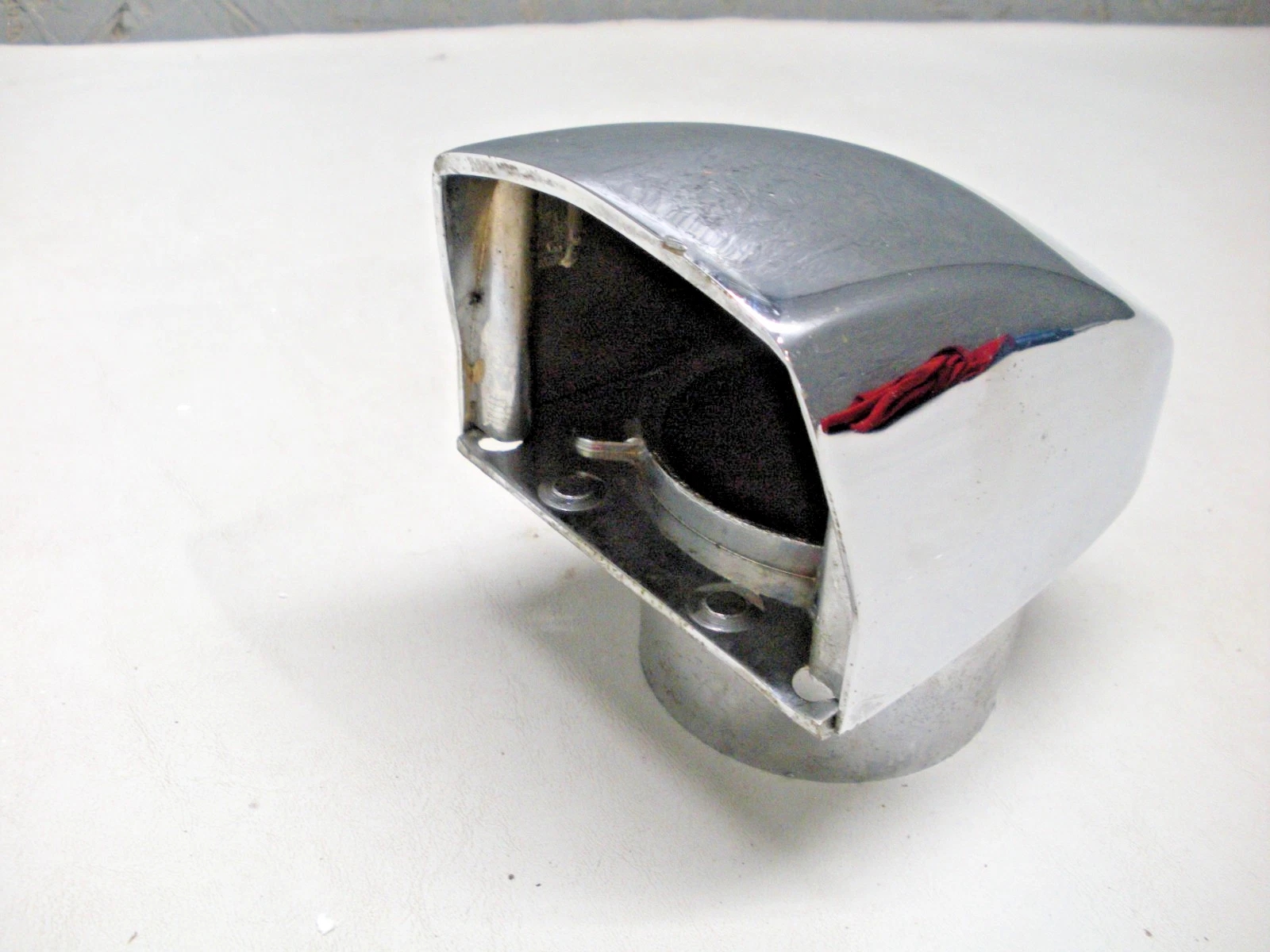 Vintage Chrome Boat Bilge Air Intake Scoop