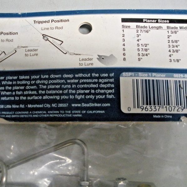 Sea Striker Planer Size 1 SSP1