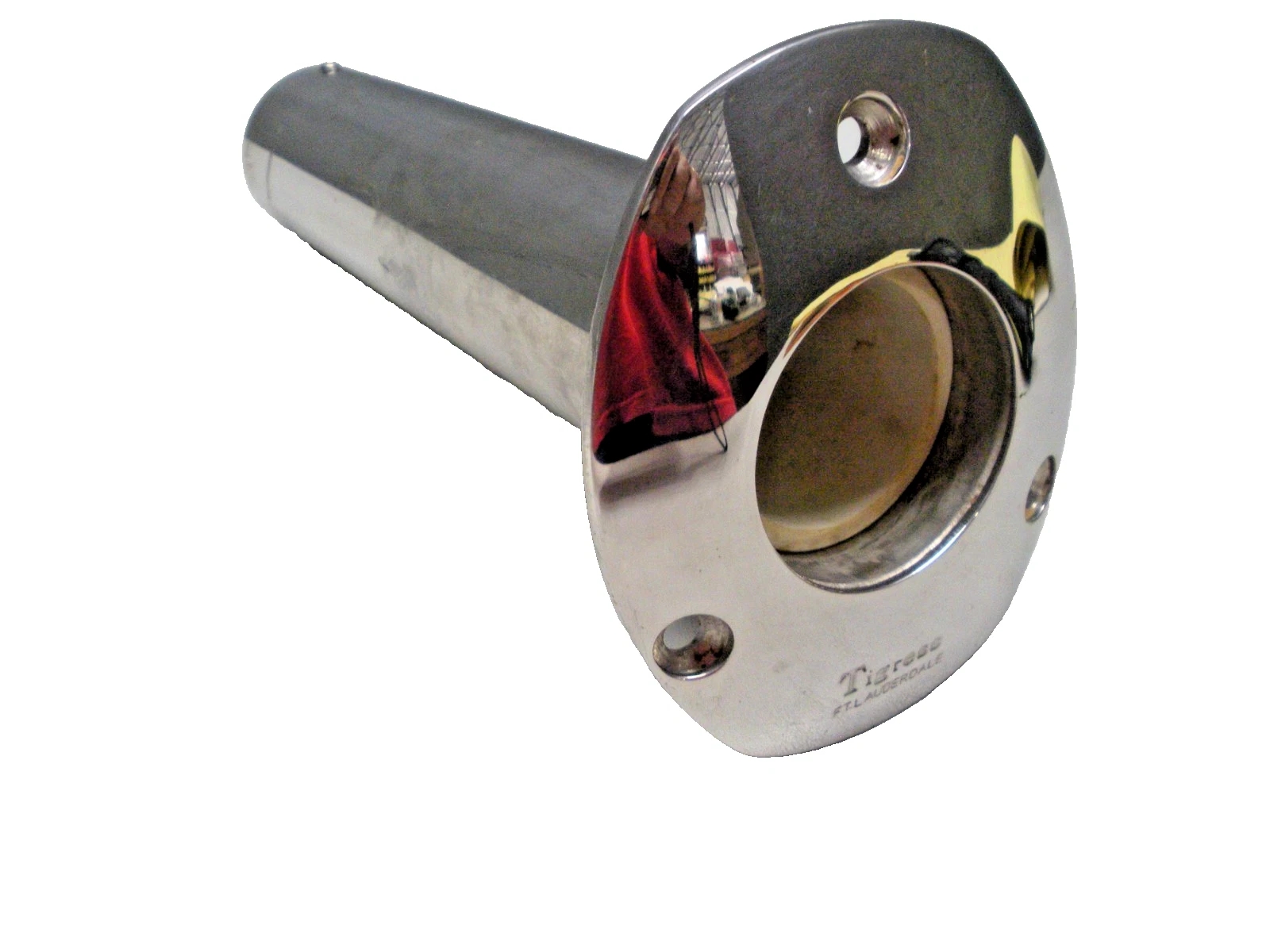Genuine Tigress Oval Stainless Steel Rod Holder. Zero Degree