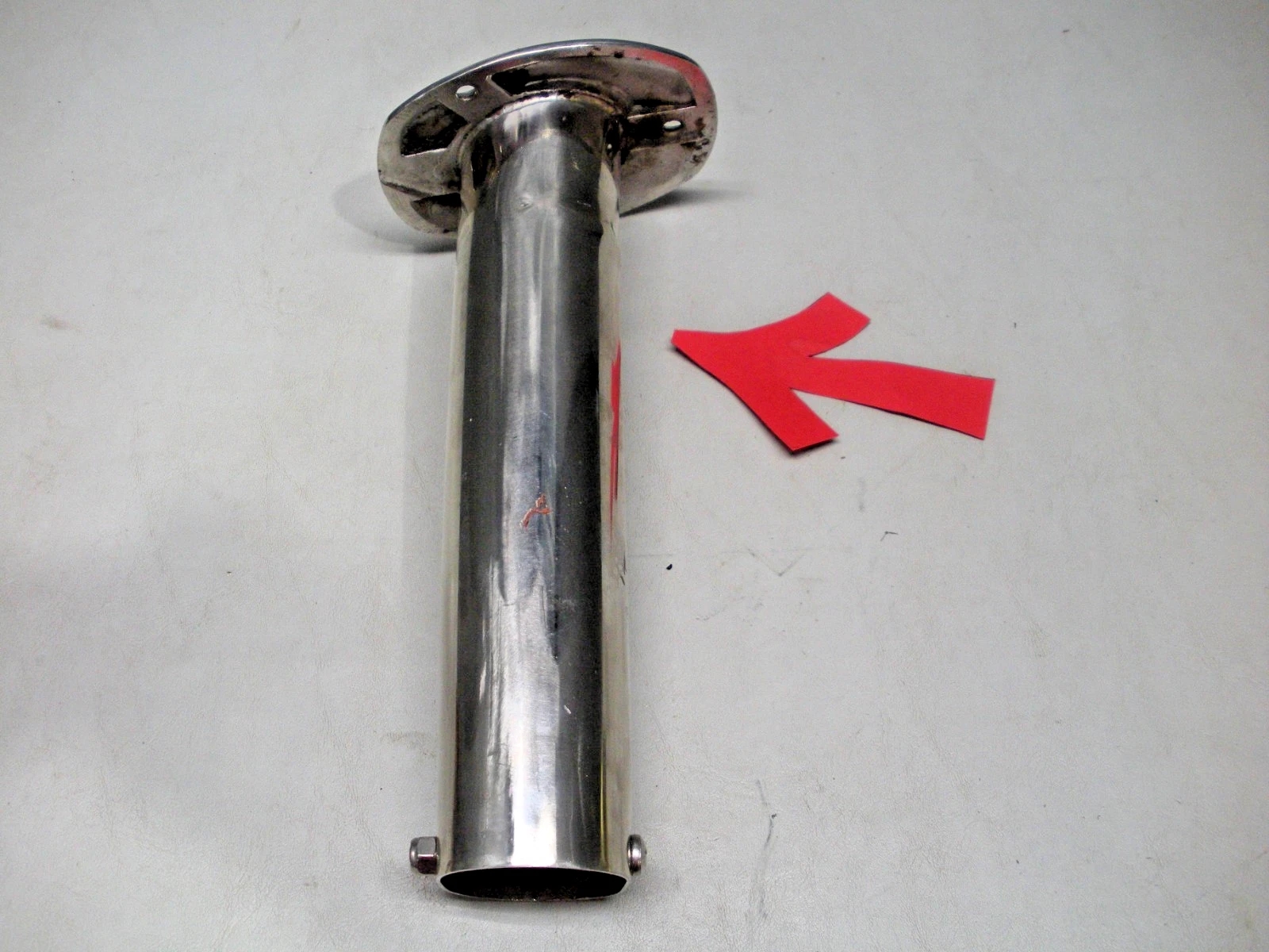 Genuine Lee's Miami Oval Stainless Steel Rod Holder. 15 Degree (Damaged) - Image 4