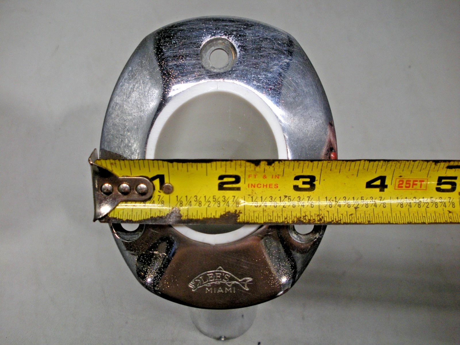 Genuine Lee's Miami Oval Chrome Plated Rod Holder. 30 Degree RH525 - Image 6