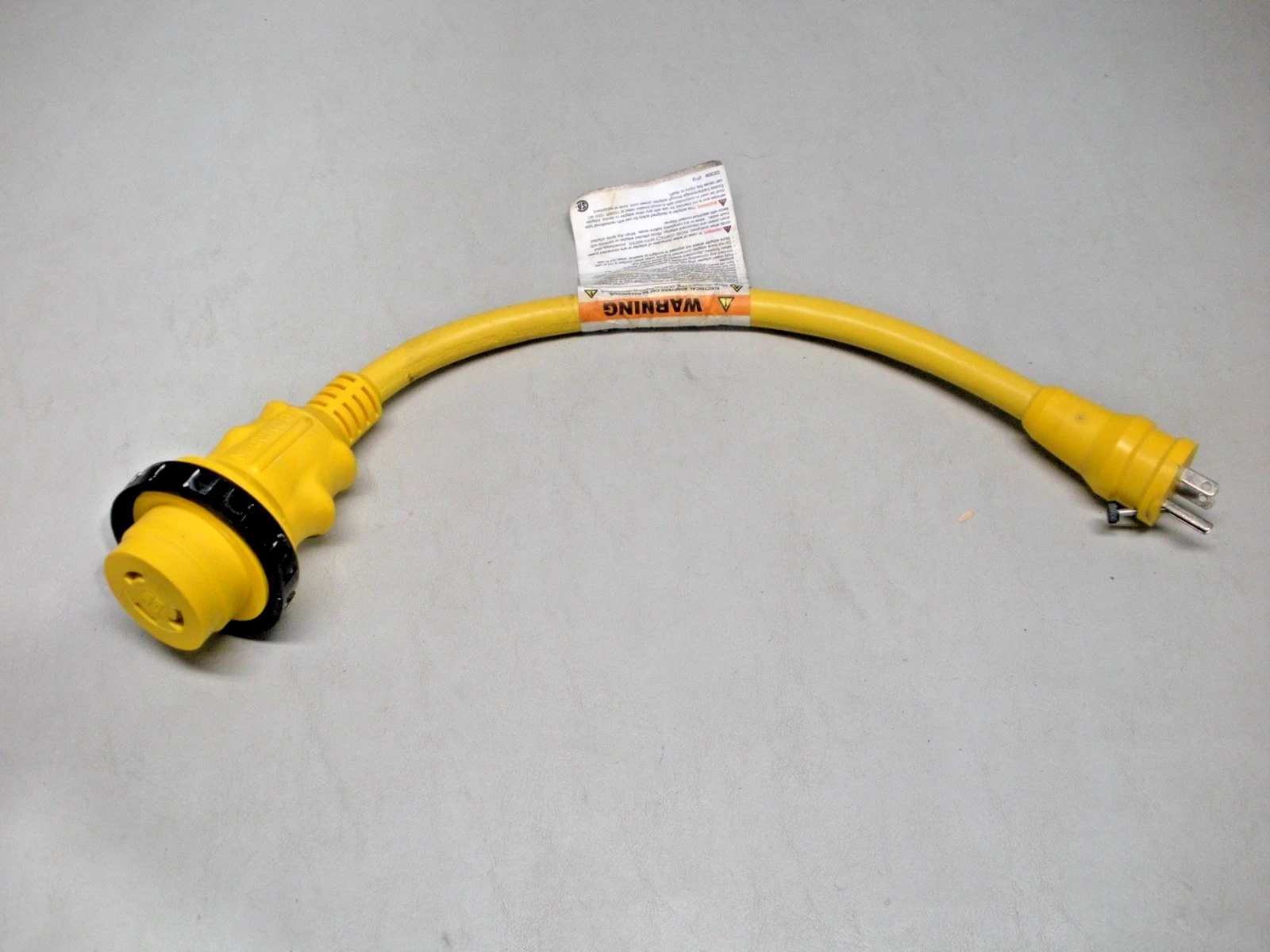 Genuine Marinco 15A/ 125V Male to 30A/ 125 Female Pigtail Adapter 104SPP