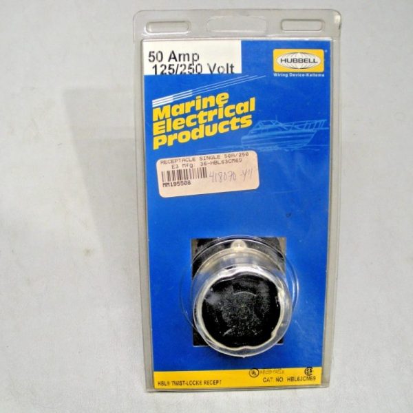 Hubbell 50 Amp 125/250 Volt Twist and Lock Receptacle HBL63CM69