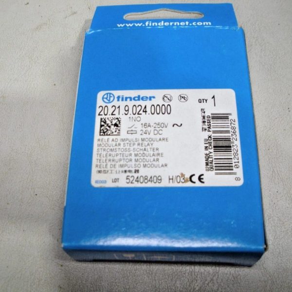 Finder 20 Series Step Relay 20.21.9.024.0000