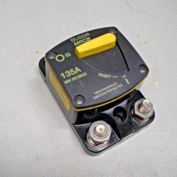 Buss Type 3 Marine Rated 135 Amp Circuit Breaker CB187F-135