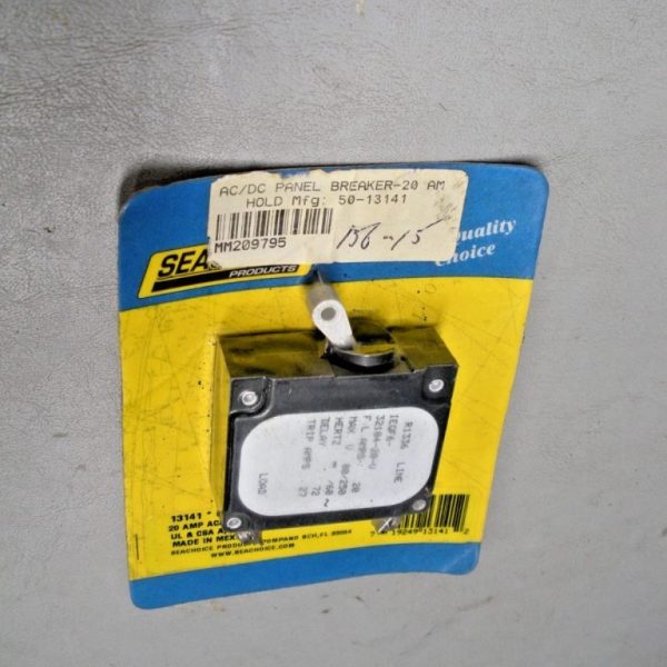 Seachoice 20 Amp Single Pole AC/DC Circuit Breaker 13141