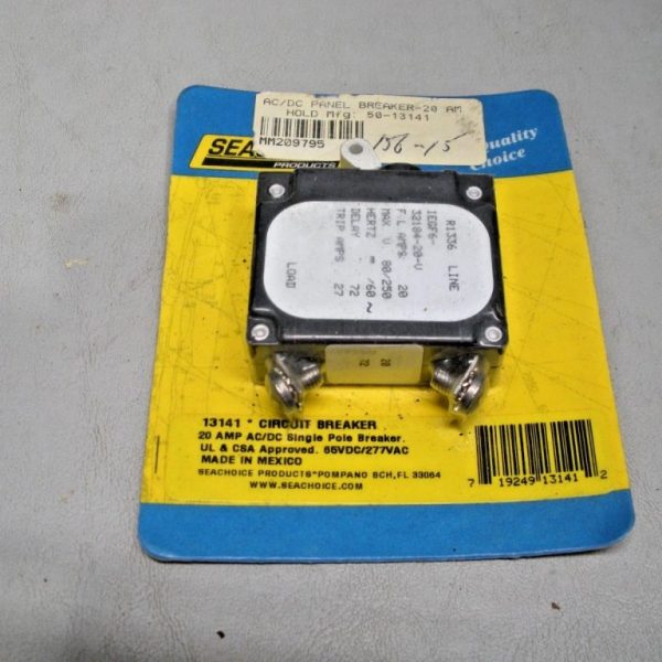 Seachoice 20 Amp Single Pole AC/DC Circuit Breaker 13141