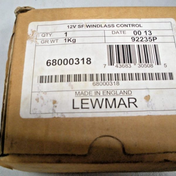 Lewmar 12 Volt SF Windlass Control 68000318