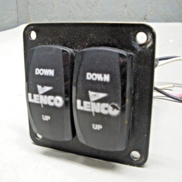Lenco Trim Tabs Control Panel with VLD1 Contura Switches