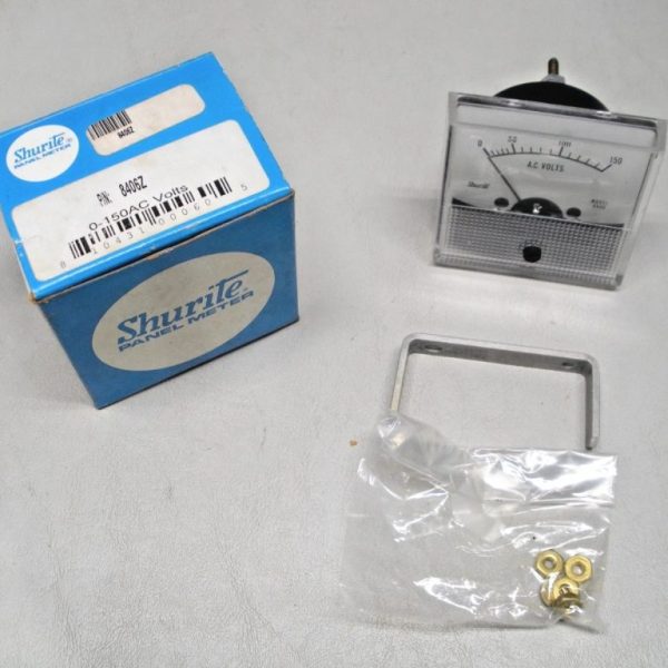 Shurite Panel Meter 8406Z. 0-150 AC Volts