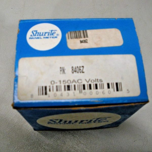 Shurite Panel Meter 8406Z. 0-150 AC Volts