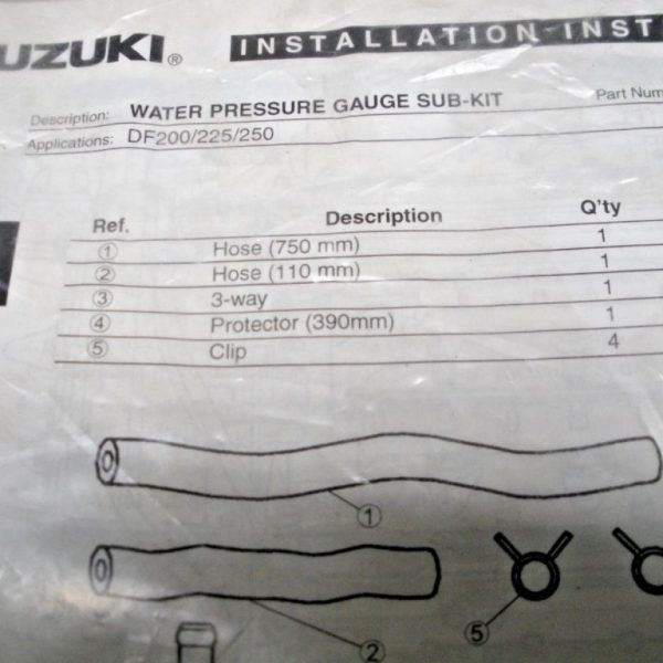 Suzuki Pressure Gauge Sub Kit 34660-93J00