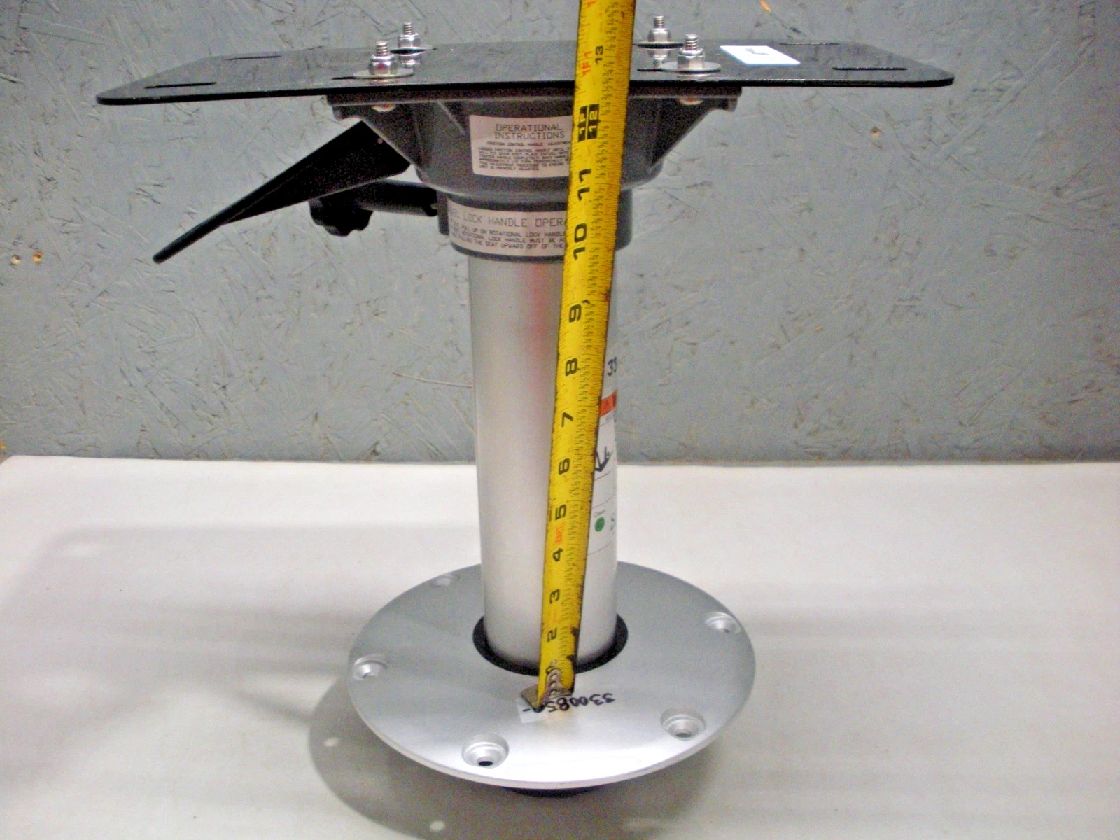 Springfield "Plug In" 12" Fixed Height Pedestal Seat Package - Image 4