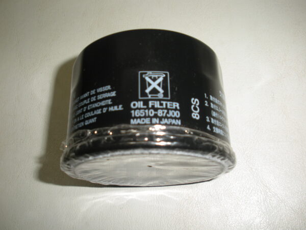 Genuine Suzuki Oil Filter 16510-87J00. Replaced by 16510-87J01. - Image 3