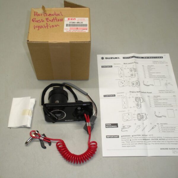 Genuine Suzuki Second Station Horizontal Push Button Switch Assembly 37290-98L20