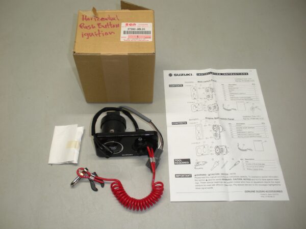 Genuine Suzuki Second Station Horizontal Push Button Switch Assembly 37290-98L20 - Image 2